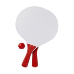Set de 2 raquettes de plage avec balle