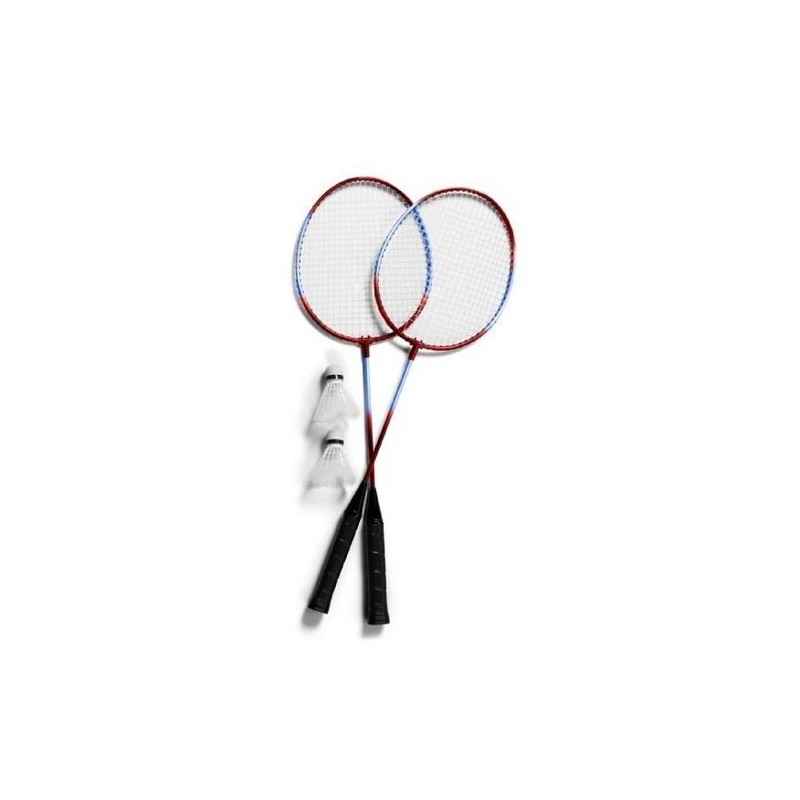 Set de 2 raquettes de badminton en métal