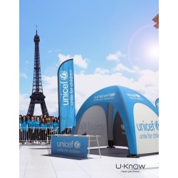 Tente gonflable 5x5m