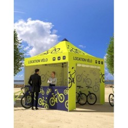 Tente aluminium 3x3m