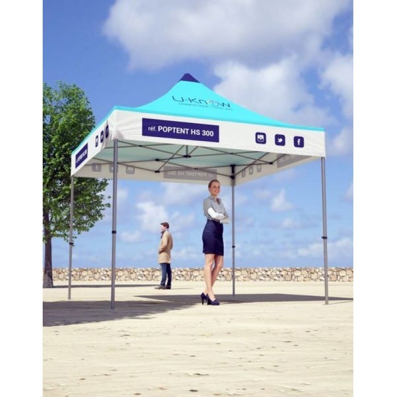 Tente Résistante Acier 3x3m