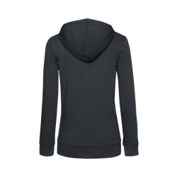 B&C Organic Zipped Hood /Women - Sweat capuche zippé organique femme - Blanc