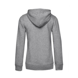 B&C Organic Zipped Hood /Women - Sweat capuche zippé organique femme - Blanc