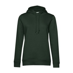B&C Organic Hooded /Women - Sweat capuche organique femme - Blanc