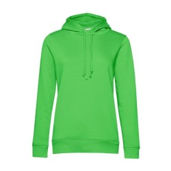 B&C Organic Hooded /Women - Sweat capuche organique femme - Blanc
