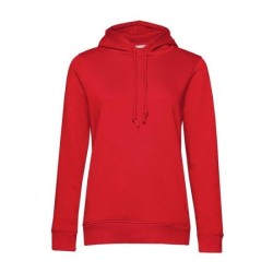 B&C Organic Hooded /Women - Sweat capuche organique femme - Blanc