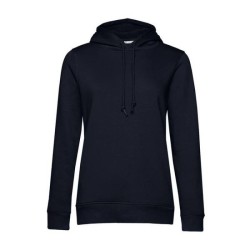 B&C Organic Hooded /Women - Sweat capuche organique femme - Blanc