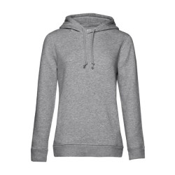 B&C Organic Hooded /Women - Sweat capuche organique femme - Blanc