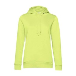 B&C Organic Hooded /Women - Sweat capuche organique femme - Blanc