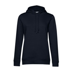 B&C Organic Hooded /Women - Sweat capuche organique femme - Blanc