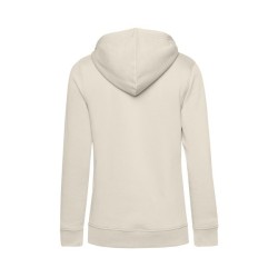 B&C Organic Hooded /Women - Sweat capuche organique femme - Blanc