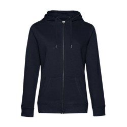B&C Queen Zipped Hood - Sweat Capuche zippé QUEEN - Blanc