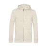 B&C Organic Zipped Hood - Sweat capuche zippé organique - Blanc