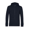 B&C Organic Zipped Hood - Sweat capuche zippé organique - Blanc