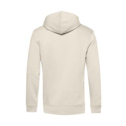 B&C Organic Zipped Hood - Sweat capuche zippé organique - Blanc