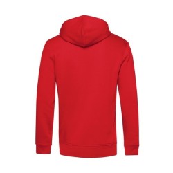 B&C Organic Zipped Hood - Sweat capuche zippé organique - Blanc