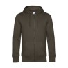 B&C King Zipped Hood - Sweat Capuche zippé KING - Blanc