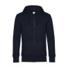 B&C King Zipped Hood - Sweat Capuche zippé KING - Blanc