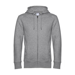 B&C King Zipped Hood - Sweat Capuche zippé KING - Blanc
