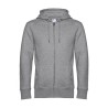 B&C King Zipped Hood - Sweat Capuche zippé KING - Blanc