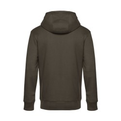 B&C King Zipped Hood - Sweat Capuche zippé KING - Blanc