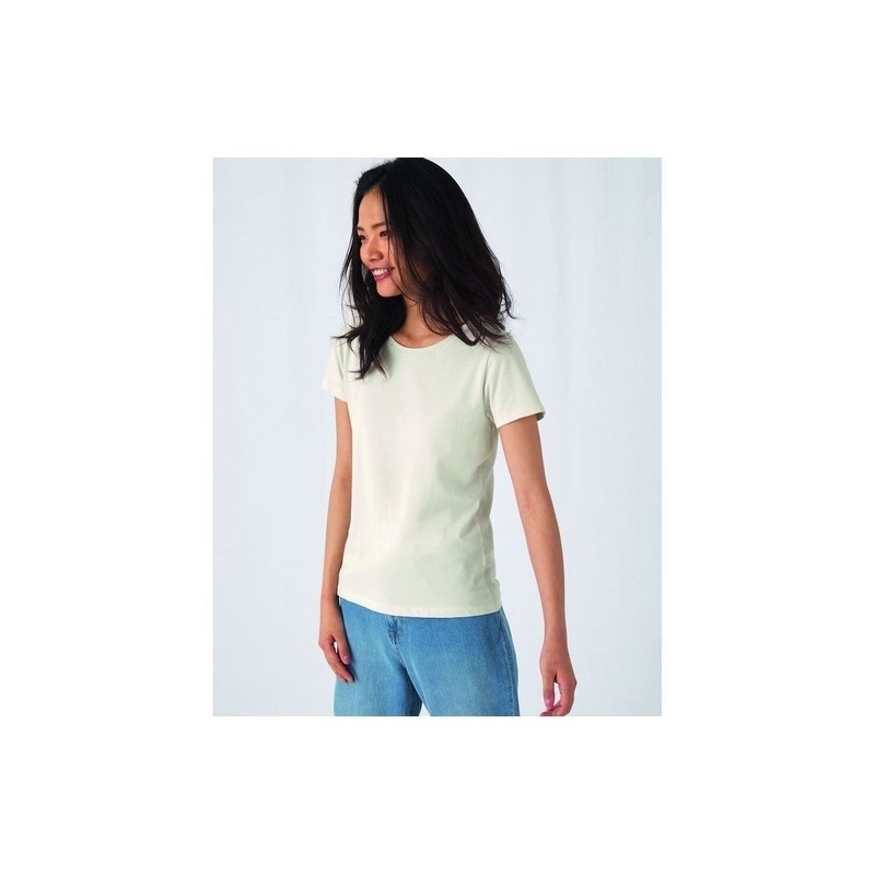 B&C Organic E150 /Women - T-shir femme col rond 150 organique - Blanc