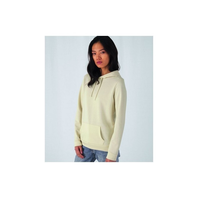 B&C Hoodie /Women - Sweat capuche  femme - Blanc - 3XL