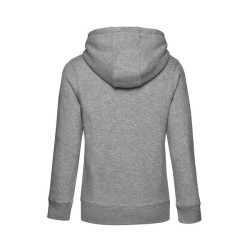 B&C Queen Hooded - Sweat Capuche Queen - Blanc - 3XL