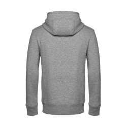 B&C King Zipped Hood - Sweat Capuche zippé KING - Blanc - 4XL