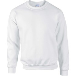 Sweatshirt manches droites blanc Gildan