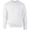 Sweatshirt manches droites blanc Gildan