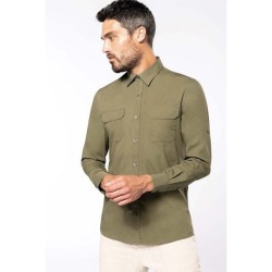 Chemise safari manches longues homme - kariban