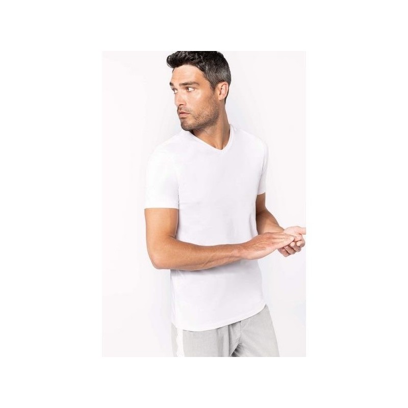 T-shirt manches courtes col v homme - kariban