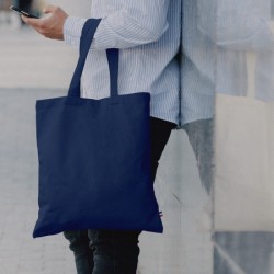 Sac shopping français 17x41cm coton bio 240g