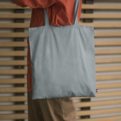 Sac shopping français 17x41cm coton bio 240g