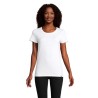 ATF LOLA - Tee-shirt femme col rond made in France - Blanc