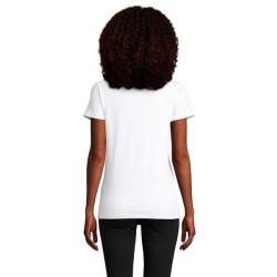 ATF LOLA - Tee-shirt femme col rond made in France - Blanc