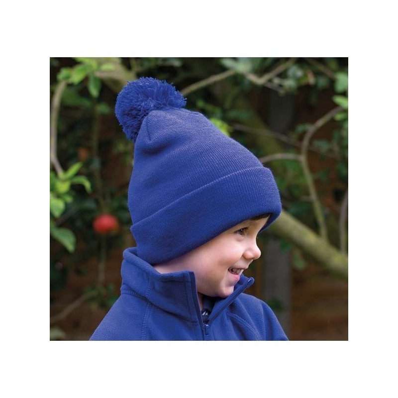 Bonnet pompon beanie - result