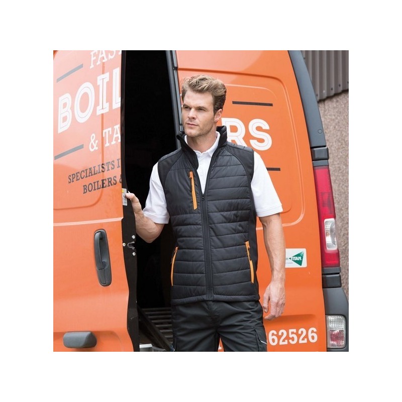 Gilet softshell black compass - Result