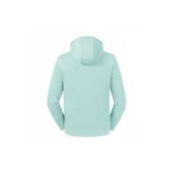 Sweat à capuche col montant pure organic - russell