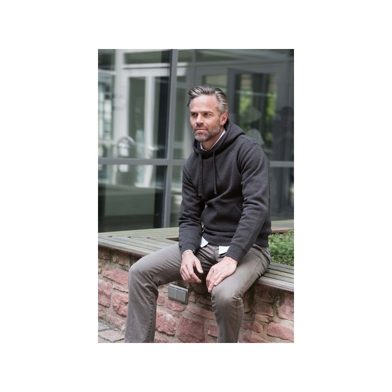 Sweat-shirt capuche authentic chiné - Russell