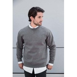 Sweat-shirt col rond authentic chiné - Russell