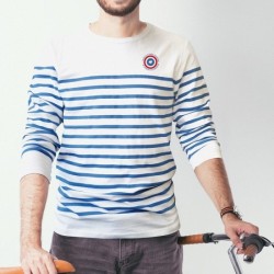 T-shirt ml marinière bio