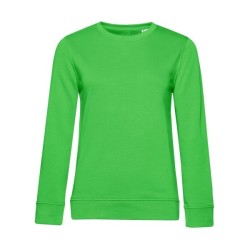 Sweat col rond organique femme - blanc