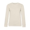 Sweat col rond organique femme - blanc