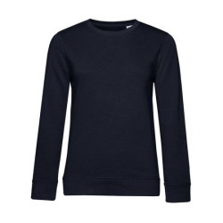 Sweat col rond organique femme - blanc