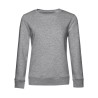 Sweat col rond organique femme - blanc