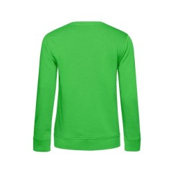 Sweat col rond organique femme - blanc