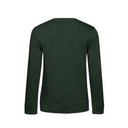 Sweat col rond organique femme - blanc