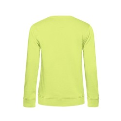 Sweat col rond organique femme - blanc